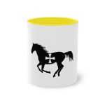 Taza bicolor - Amarillo - Cavall de Sant Joan Taza bicolor - Amarillo - Cavall de Sant Joan