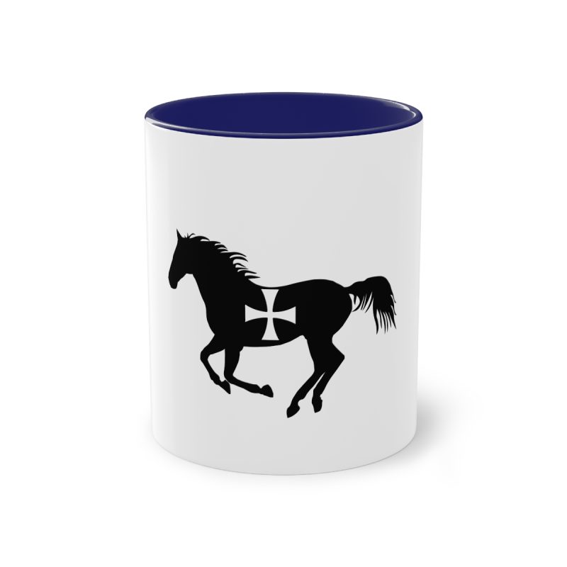 Taza bicolor - Azul oscuro - Cavall de Sant Joan