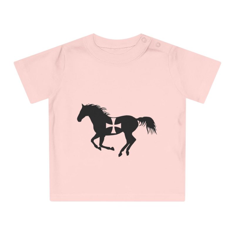 Camiseta de bebe - Rosa empolvado - Cavall de Sant Joan