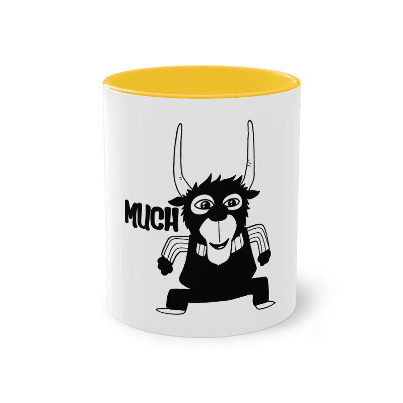 Taza bicolor - Amarillo dorado - Camiseta Much