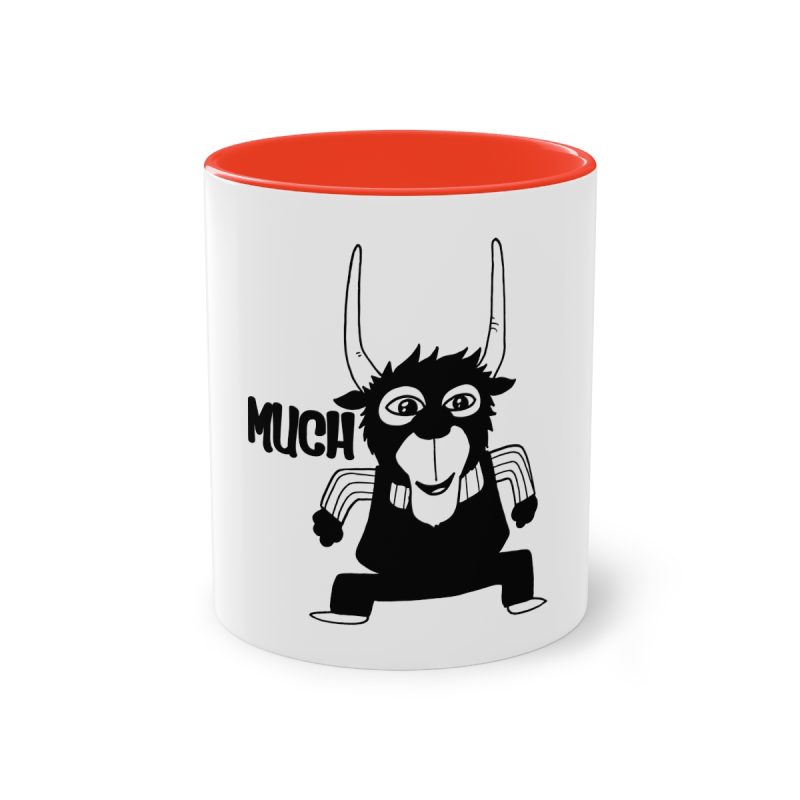Taza bicolor - Rojo - Camiseta Much