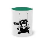 Taza bicolor - Verde oscuro - Camiseta Much