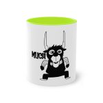 Taza bicolor - Verde claro - Camiseta Much