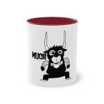 Taza bicolor - Granate - Camiseta Much
