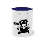 Taza bicolor - Azul oscuro - Camiseta Much