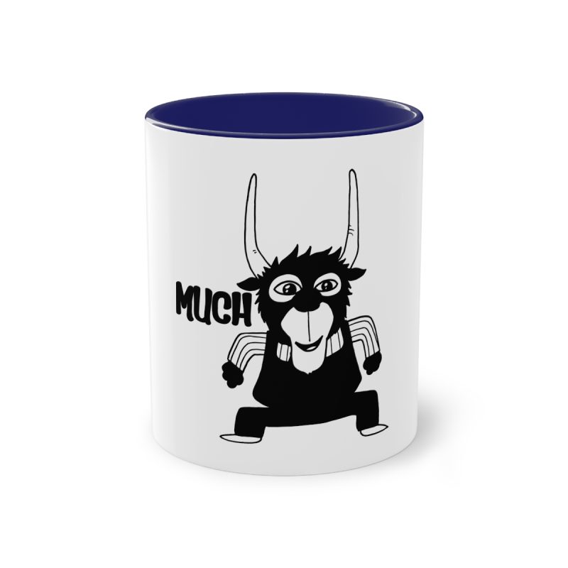 Taza bicolor - Azul oscuro - Camiseta Much