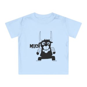 Camiseta de bebe - Azul empolvado - Camiseta Much