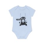 Body bebe manga corta organico - Azul empolvado - Camiseta Much