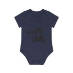 Body bebe manga corta organico - Azul marino nautico - Camiseta Much