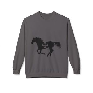 Sudadera Softstyle cuello redondo - Gris marengo - Cavall de Sant Joan