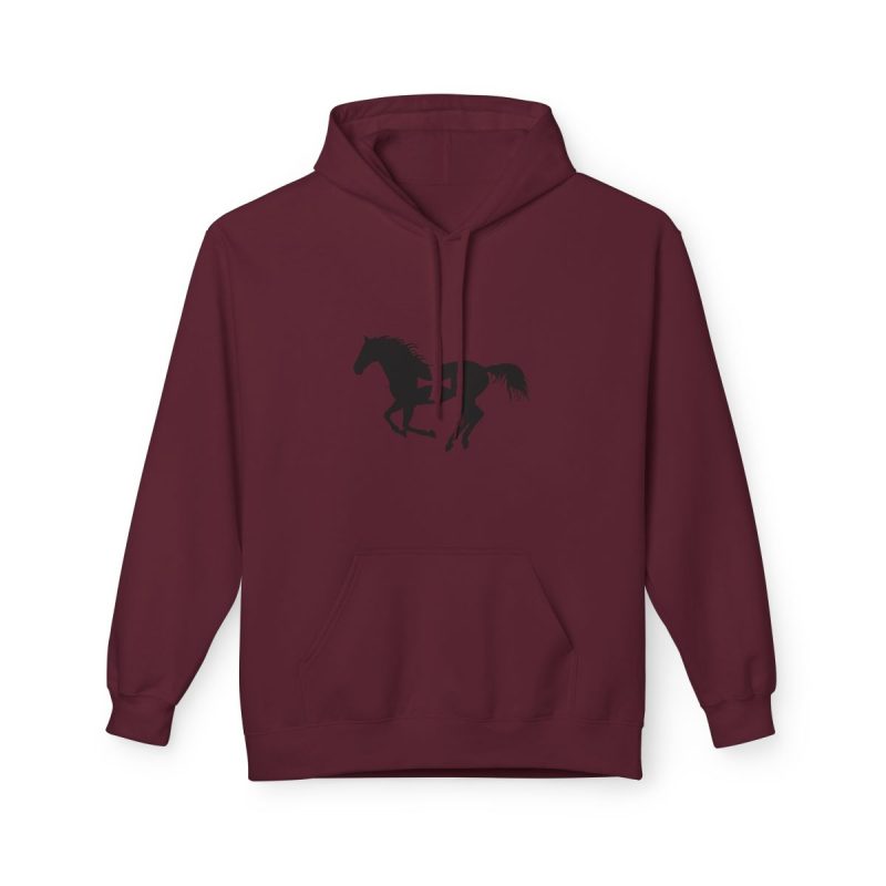 Sudadera Softstyle con capucha - Granate - Cavall de Sant Joan