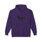 Sudadera Softstyle con capucha - Morado - Cavall de Sant Joan Sudadera Softstyle con capucha - Morado - Cavall de Sant Joan