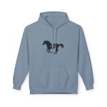 Sudadera Softstyle con capucha - Azul piedra - Cavall de Sant Joan Sudadera Softstyle con capucha - Azul piedra - Cavall de Sant Joan