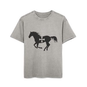 Camiseta oversize lavado acido - Gris asfalto - Cavall de Sant Joan