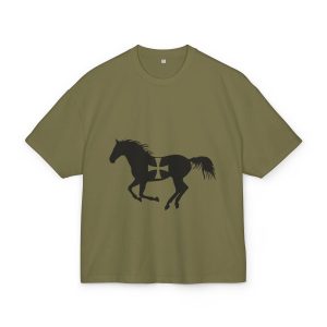 Camiseta box ultra gruesa - Verde oliva - Cavall de Sant Joan