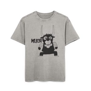 Camiseta oversize lavado acido - Gris asfalto - Camiseta Much