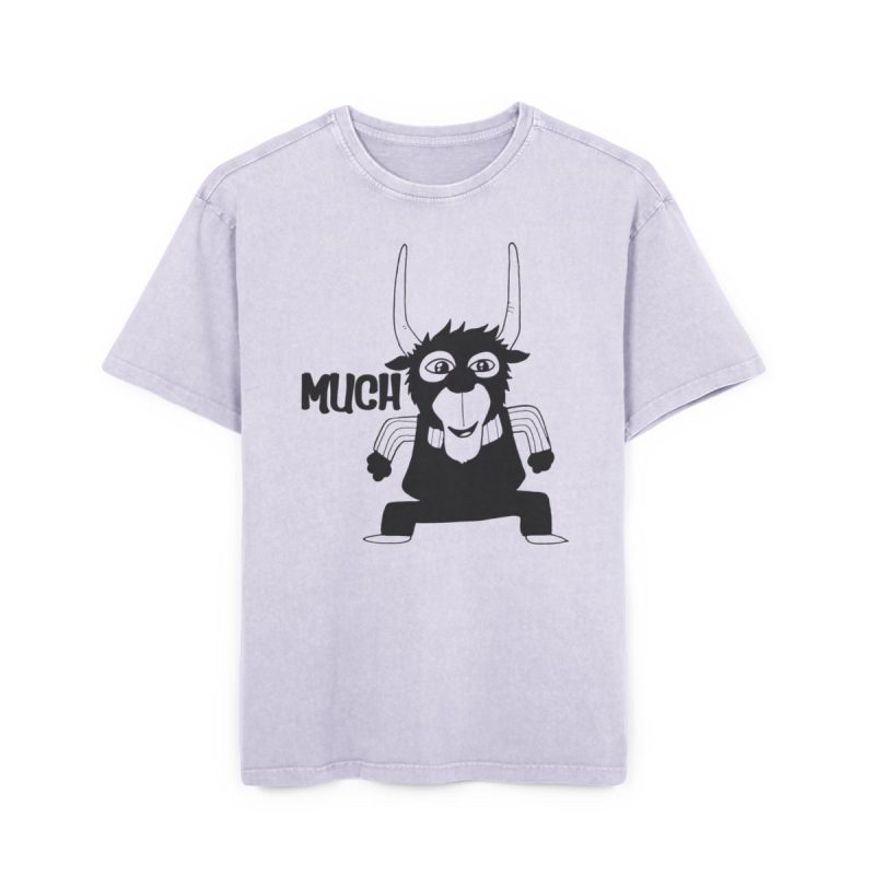 Camiseta oversize lavado acido - Lila suave - Camiseta Much