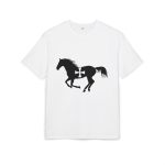 Camiseta oversize gruesa - Blanco - Cavall de Sant Joan Camiseta oversize gruesa - Blanco - Cavall de Sant Joan