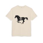 Camiseta oversize gruesa - Arena - Cavall de Sant Joan Camiseta oversize gruesa - Arena - Cavall de Sant Joan