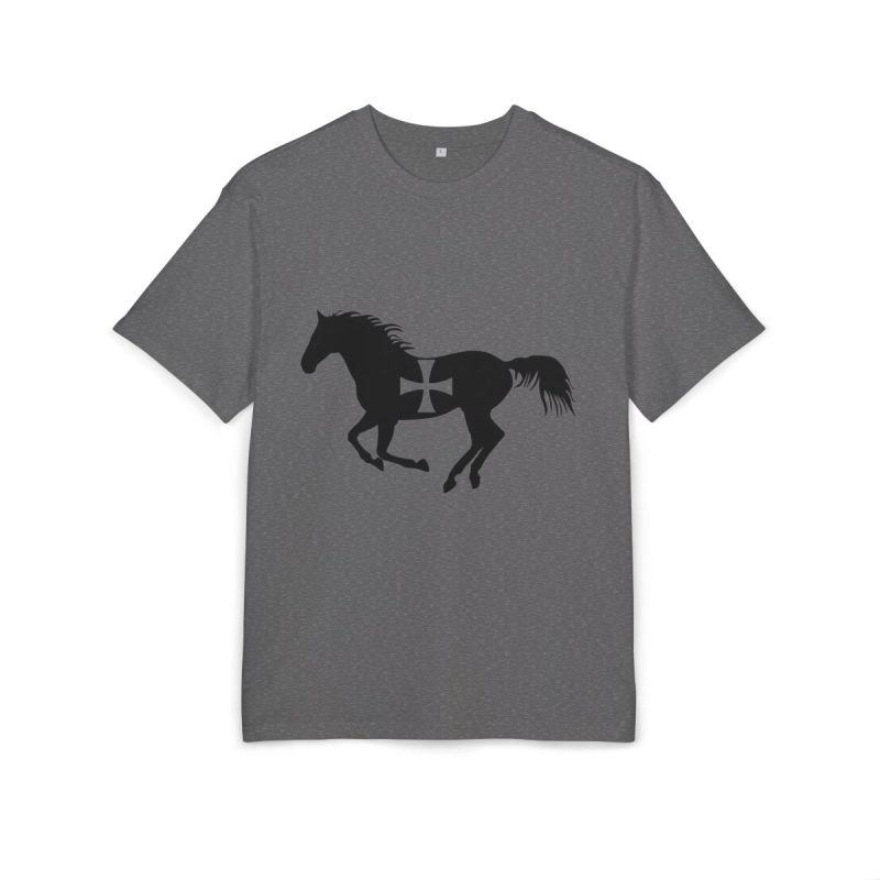 Camiseta oversize gruesa - Gris marengo jaspeado - Cavall de Sant Joan