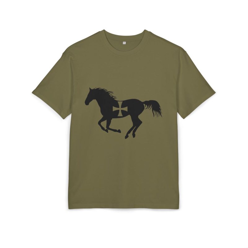 Camiseta oversize gruesa - Verde oliva - Cavall de Sant Joan