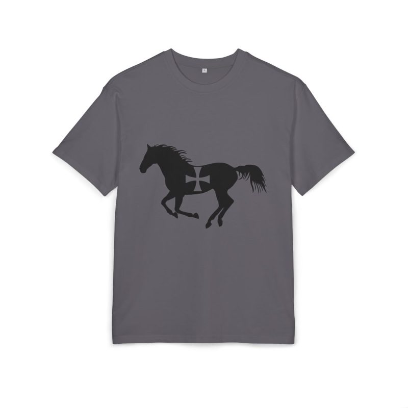 Camiseta oversize gruesa - Gris iman - Cavall de Sant Joan