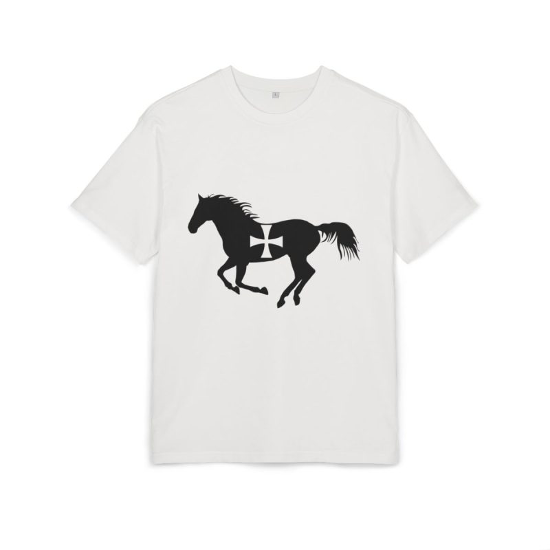 Camiseta oversize gruesa - Blanco puro - Cavall de Sant Joan