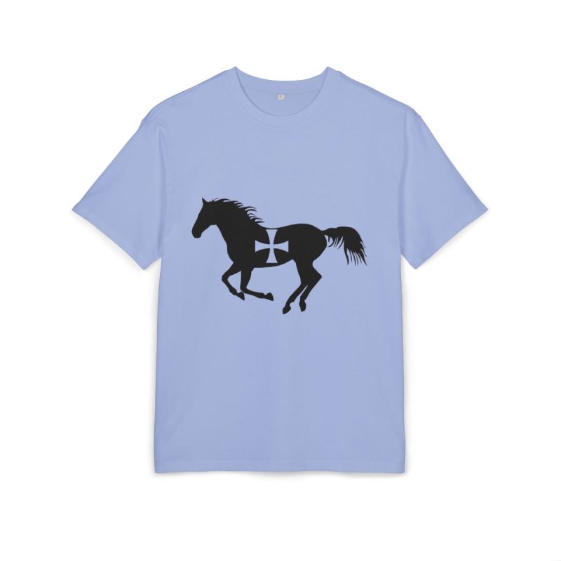 Camiseta oversize gruesa - Azul violeta - Cavall de Sant Joan