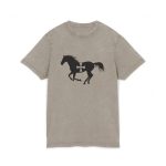 Camiseta lavado acido cuello redondo - Caqui oscuro - Cavall de Sant Joan Camiseta lavado acido cuello redondo - Caqui oscuro - Cavall de Sant Joan