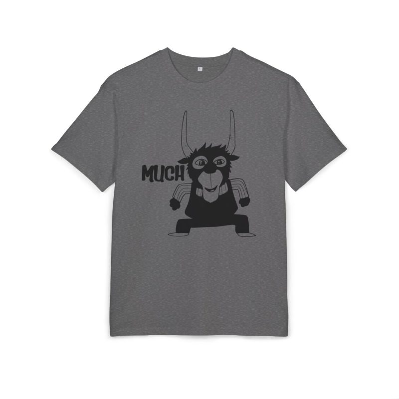 Camiseta oversize gruesa - Gris marengo jaspeado - Camiseta Much
