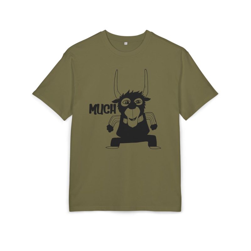 Camiseta oversize gruesa - Verde oliva - Camiseta Much