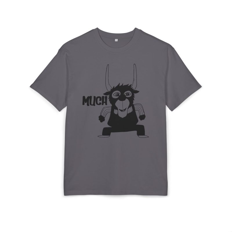 Camiseta oversize gruesa - Gris iman - Camiseta Much