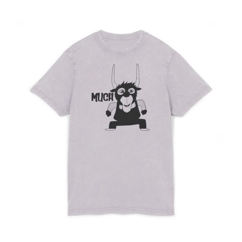 Camiseta lavado acido cuello redondo - Lila suave - Camiseta Much