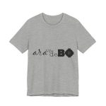 Camiseta jersey manga corta - Gris jaspeado - Camiseta unisex «Ara va de BÓ» Camiseta jersey manga corta - Gris jaspeado - Camiseta unisex «Ara va de BÓ»