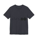 Camiseta jersey manga corta - Azul marino jaspeado - Camiseta unisex «Ara va de BÓ» Camiseta jersey manga corta - Azul marino jaspeado - Camiseta unisex «Ara va de BÓ»