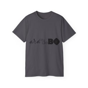 Camiseta ultra algodon - Gris marengo - Camiseta unisex «Ara va de BÓ»