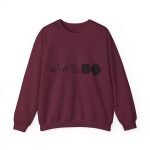 Sudadera cuello redondo - Granate - Camiseta unisex «Ara va de BÓ»