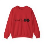 Sudadera cuello redondo - Rojo - Camiseta unisex «Ara va de BÓ»