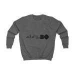 Sudadera infantil - Gris marengo - Camiseta unisex «Ara va de BÓ» Sudadera infantil - Gris marengo - Camiseta unisex «Ara va de BÓ»
