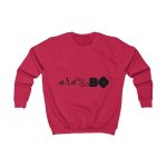 Sudadera infantil - Rojo fuego - Camiseta unisex «Ara va de BÓ» Sudadera infantil - Rojo fuego - Camiseta unisex «Ara va de BÓ»