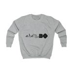 Sudadera infantil - Gris jaspeado claro - Camiseta unisex «Ara va de BÓ» Sudadera infantil - Gris jaspeado claro - Camiseta unisex «Ara va de BÓ»