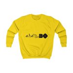 Sudadera infantil - Amarillo sol - Camiseta unisex «Ara va de BÓ» Sudadera infantil - Amarillo sol - Camiseta unisex «Ara va de BÓ»