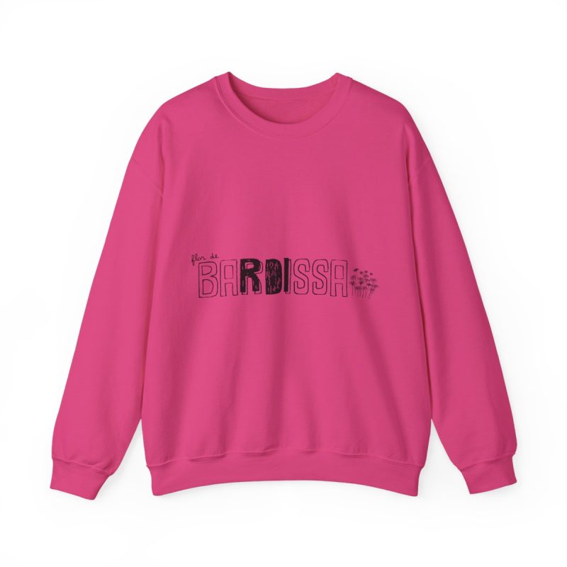Sudadera cuello redondo - Fucsia intenso - Flor de bardissa