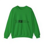 Sudadera cuello redondo - Verde irlandes - Flor de bardissa Sudadera cuello redondo - Verde irlandes - Flor de bardissa