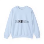 Sudadera cuello redondo - Azul claro - Flor de bardissa Sudadera cuello redondo - Azul claro - Flor de bardissa