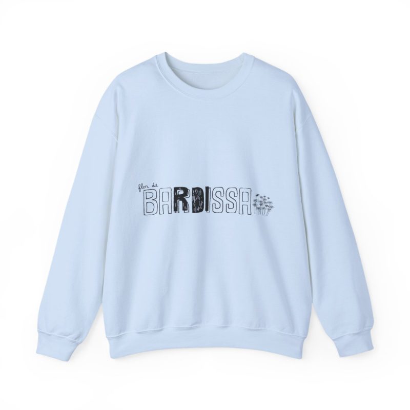 Sudadera cuello redondo - Azul claro - Flor de bardissa