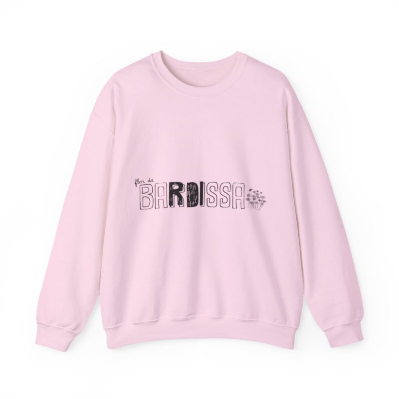 Sudadera cuello redondo - Rosa claro - Flor de bardissa