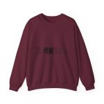 Sudadera cuello redondo - Granate - Flor de bardissa Sudadera cuello redondo - Granate - Flor de bardissa