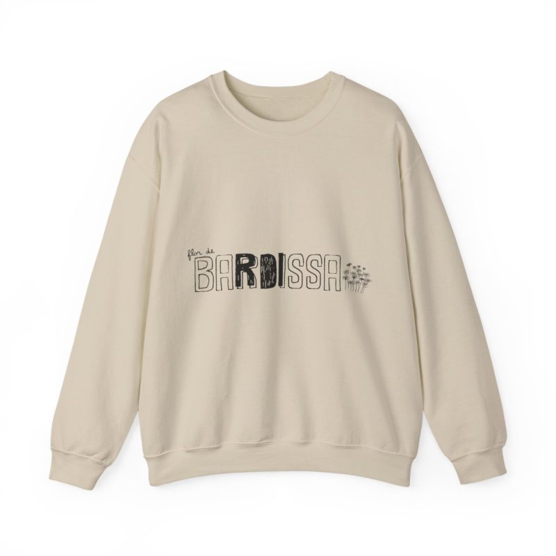 Sudadera cuello redondo - Arena - Flor de bardissa