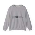 Sudadera cuello redondo - Gris deportivo - Flor de bardissa Sudadera cuello redondo - Gris deportivo - Flor de bardissa